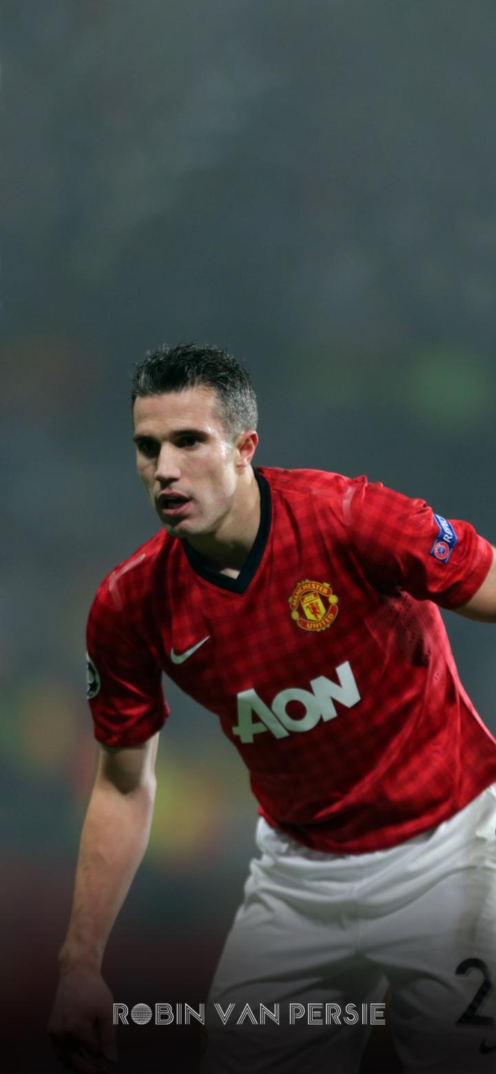 【每日足球帅图】范佩西手机壁纸精选曼联篇01