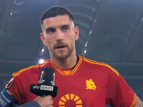 罗马队长洛伦佐-佩莱格里尼谈欧联杯半决赛失利