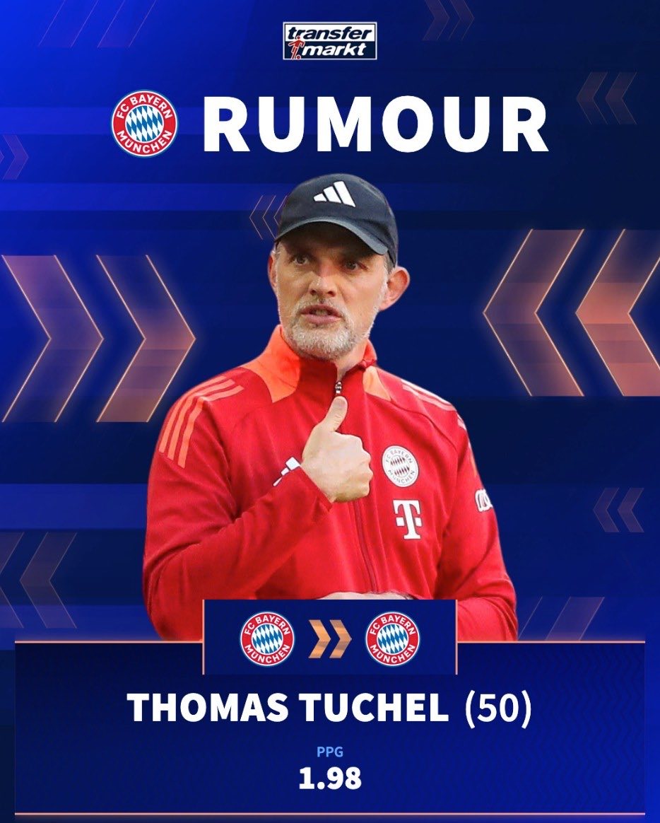 图赫尔愿意考虑继续担任拜仁主教练,但需要在转会上.