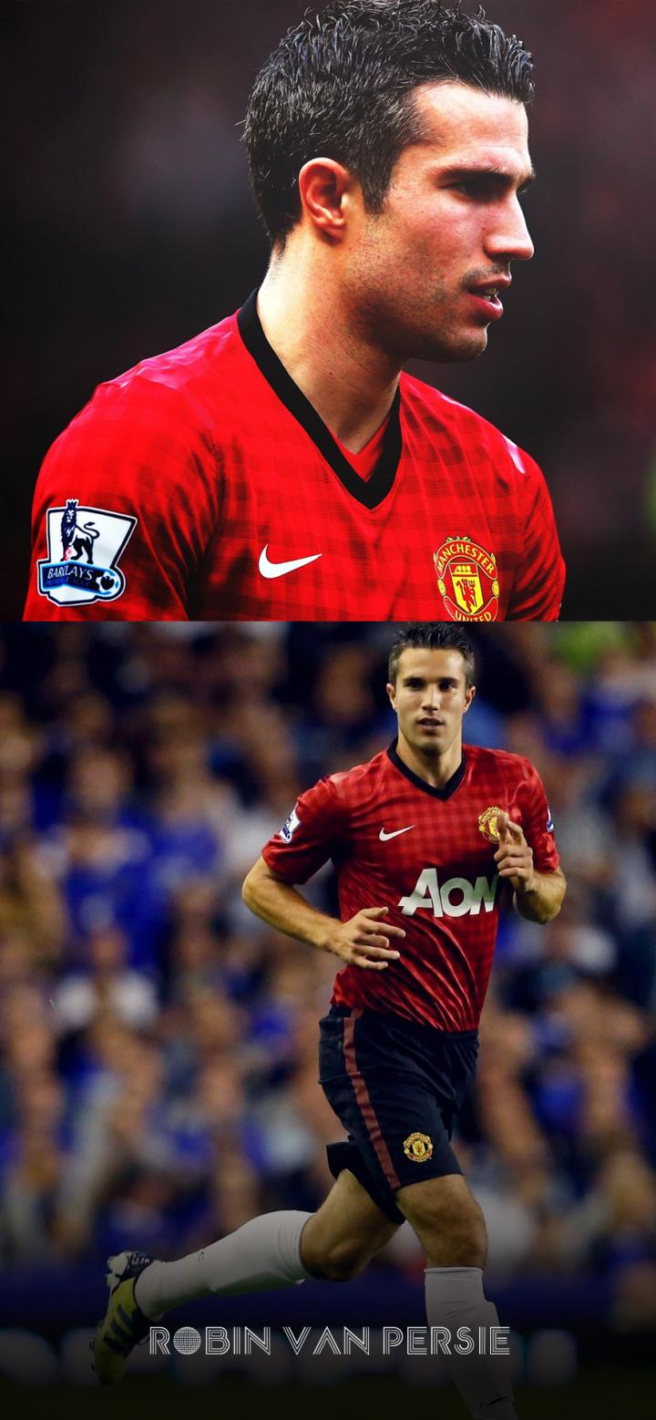 【每日足球帅图】范佩西手机壁纸精选曼联篇01