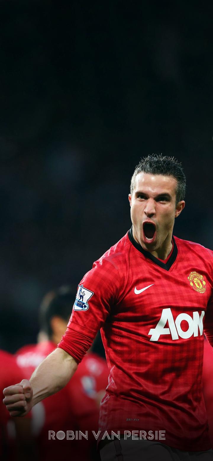 【每日足球帅图】范佩西手机壁纸精选曼联篇01