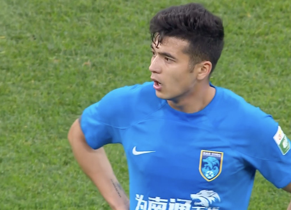 此役对阵青岛海牛,努艾力-孜明在第77分钟替补登场,迎来中超生涯第5次