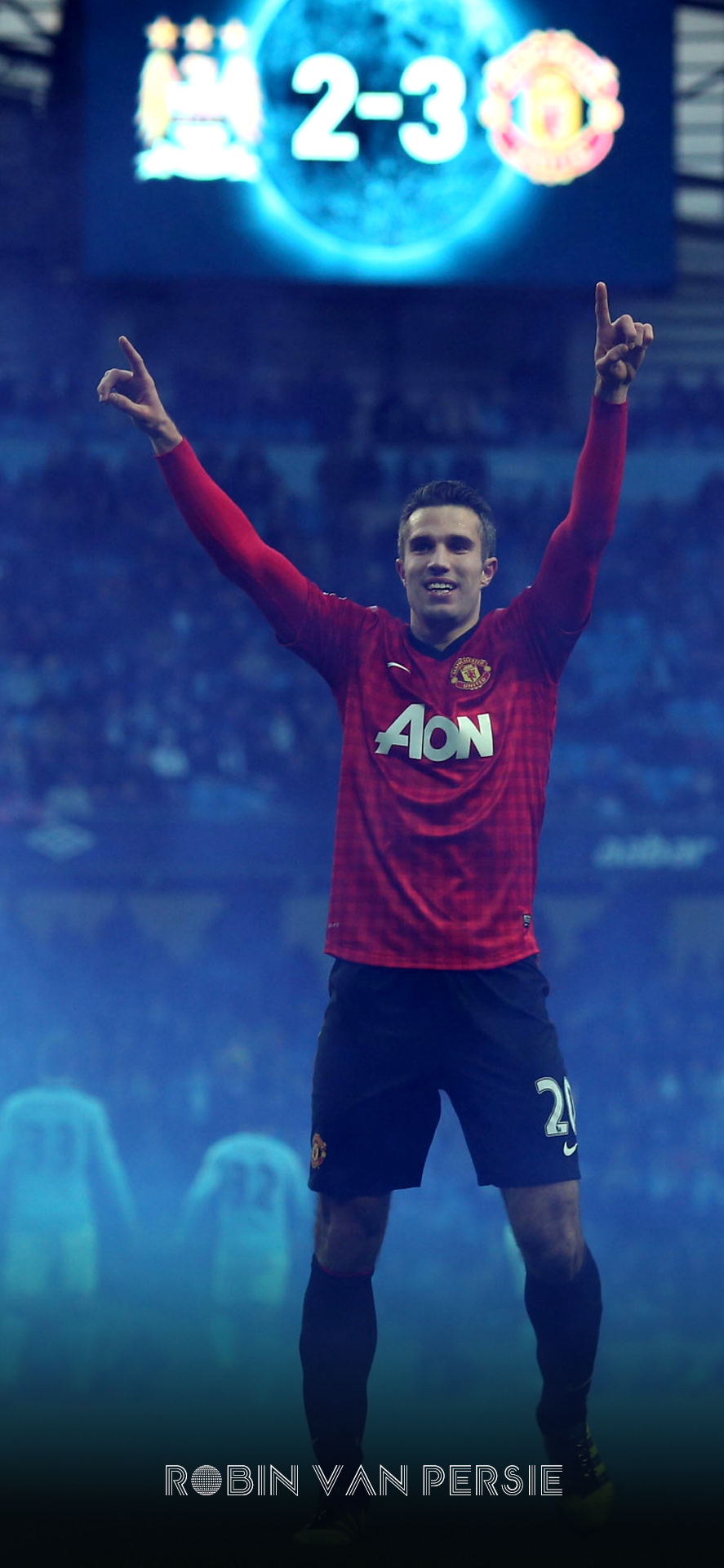 【每日足球帅图】范佩西手机壁纸精选04