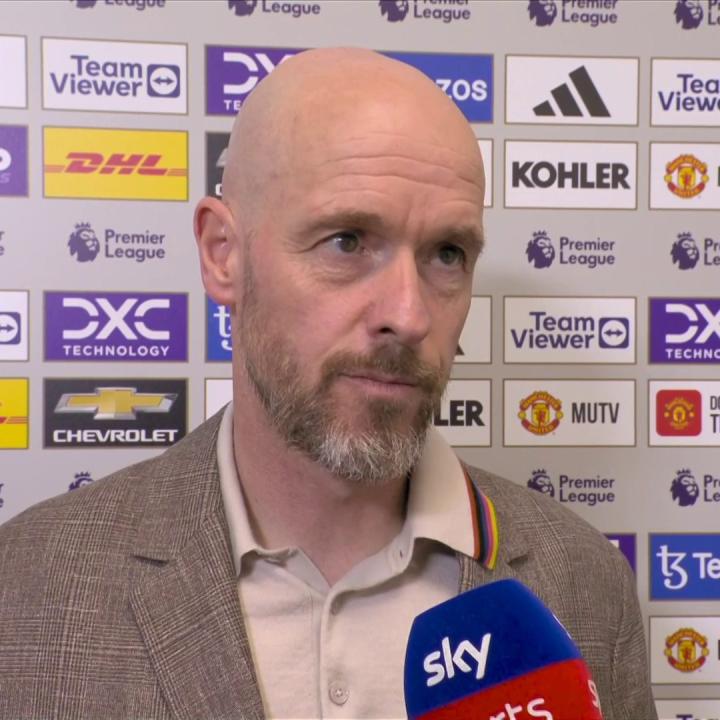 滕哈格:拉什福b费训练了但没法复出,阿姆拉巴特擅长拦截