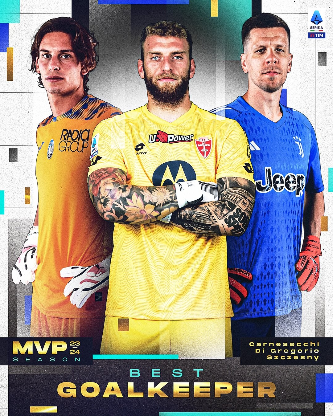 意甲赛季最佳门将候选:卡尔内塞基,迪格雷戈里奥,什琴斯尼