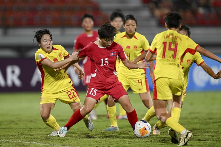 5月16日晚,中国队在2024年u-17女足亚洲.