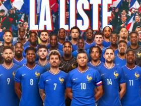 法国国家队公布欧洲杯25人大名单