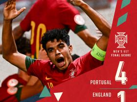 葡萄牙U17迎战英格兰U17 欧青赛豪取两连胜