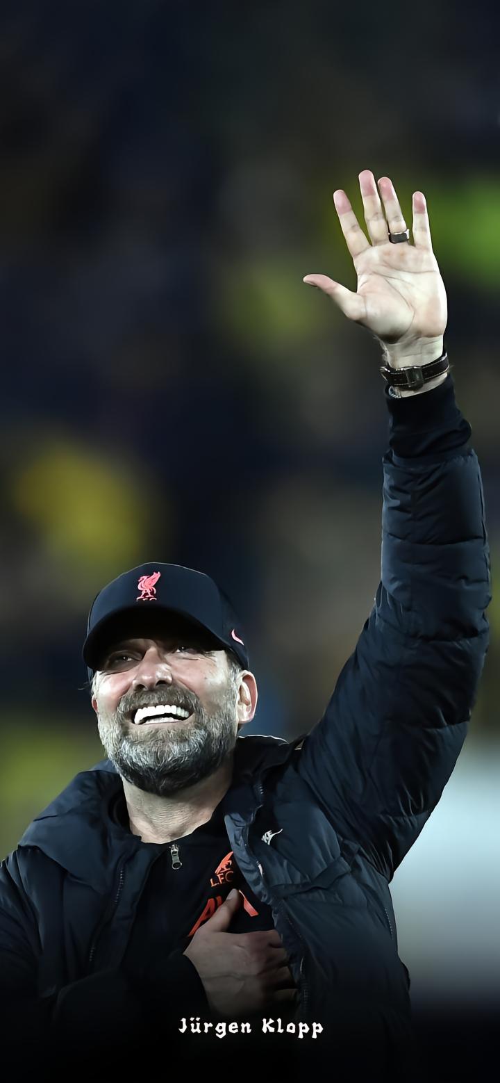 【每日足球帅图】渣叔,后会有期丨克洛普手机壁纸精选01