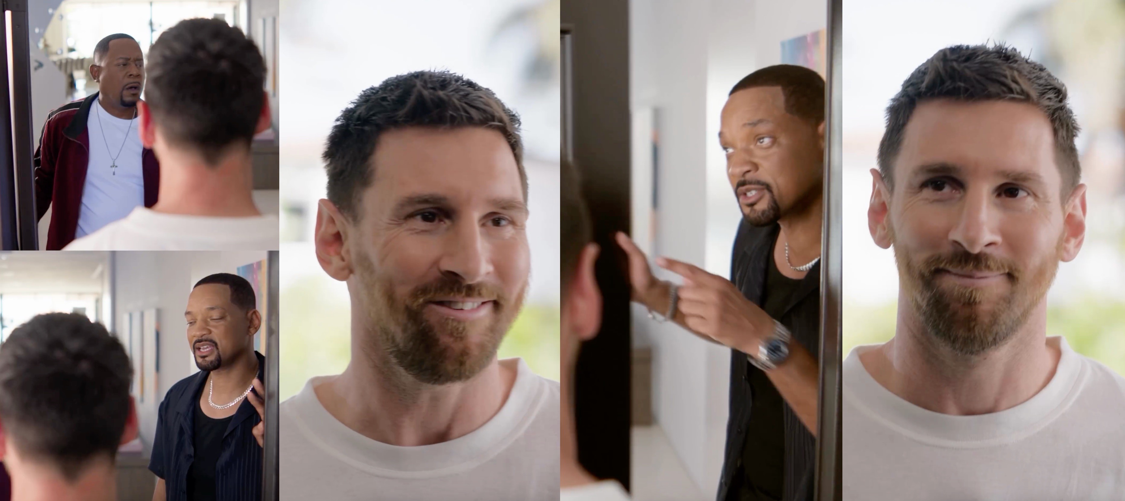 梅西出演威尔-史密斯新电影宣传片,还说了句英语