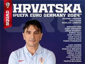 克罗地亚国家队公布欧洲杯大名单