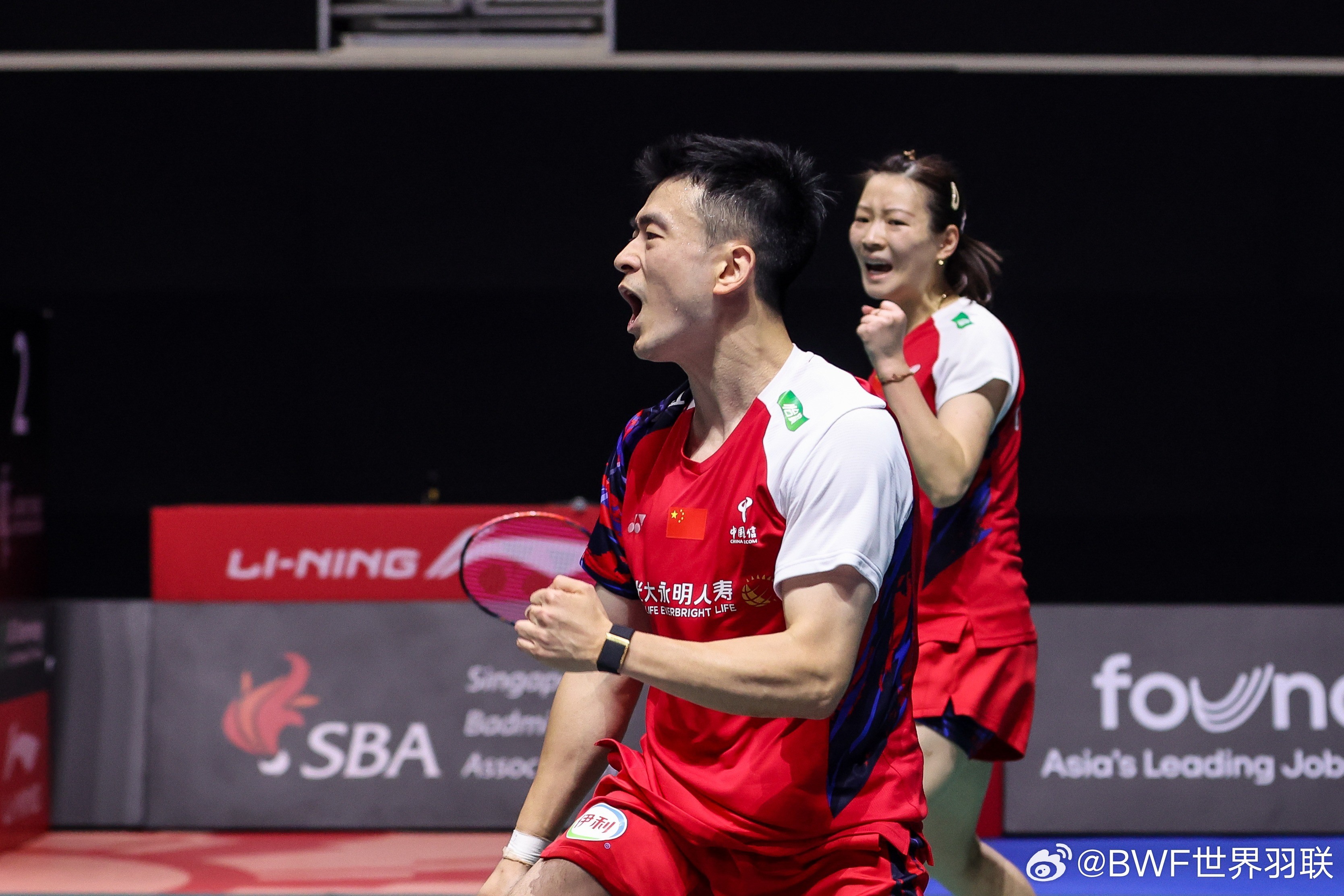 新加坡公开赛:两局均落后逆转,雅思复仇徐承宰/蔡侑玎进决赛