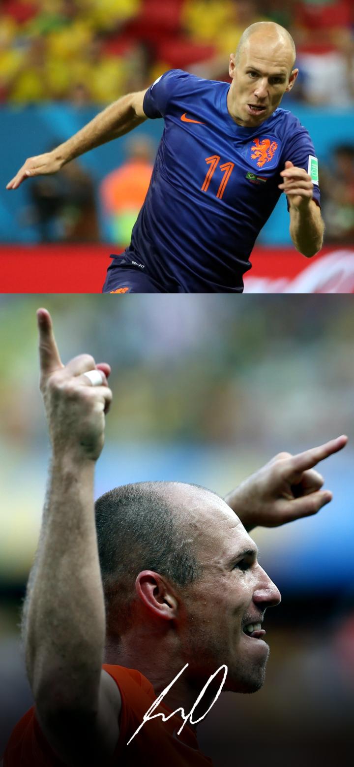 罗本手机壁纸精选国家队篇01|荷兰|拜仁慕尼黑|切尔西|罗本|懂球帝