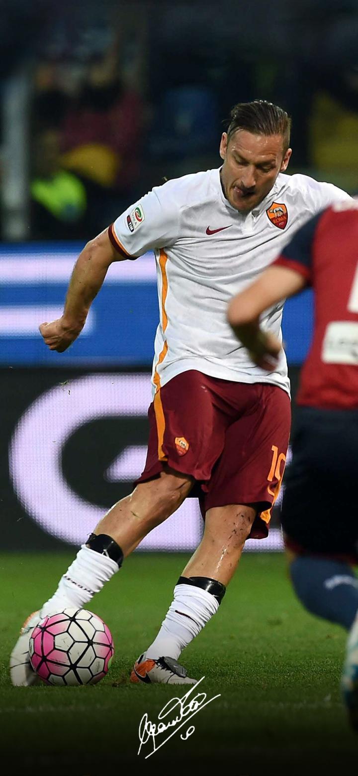 【每日足球帅图】托蒂手机壁纸精选05