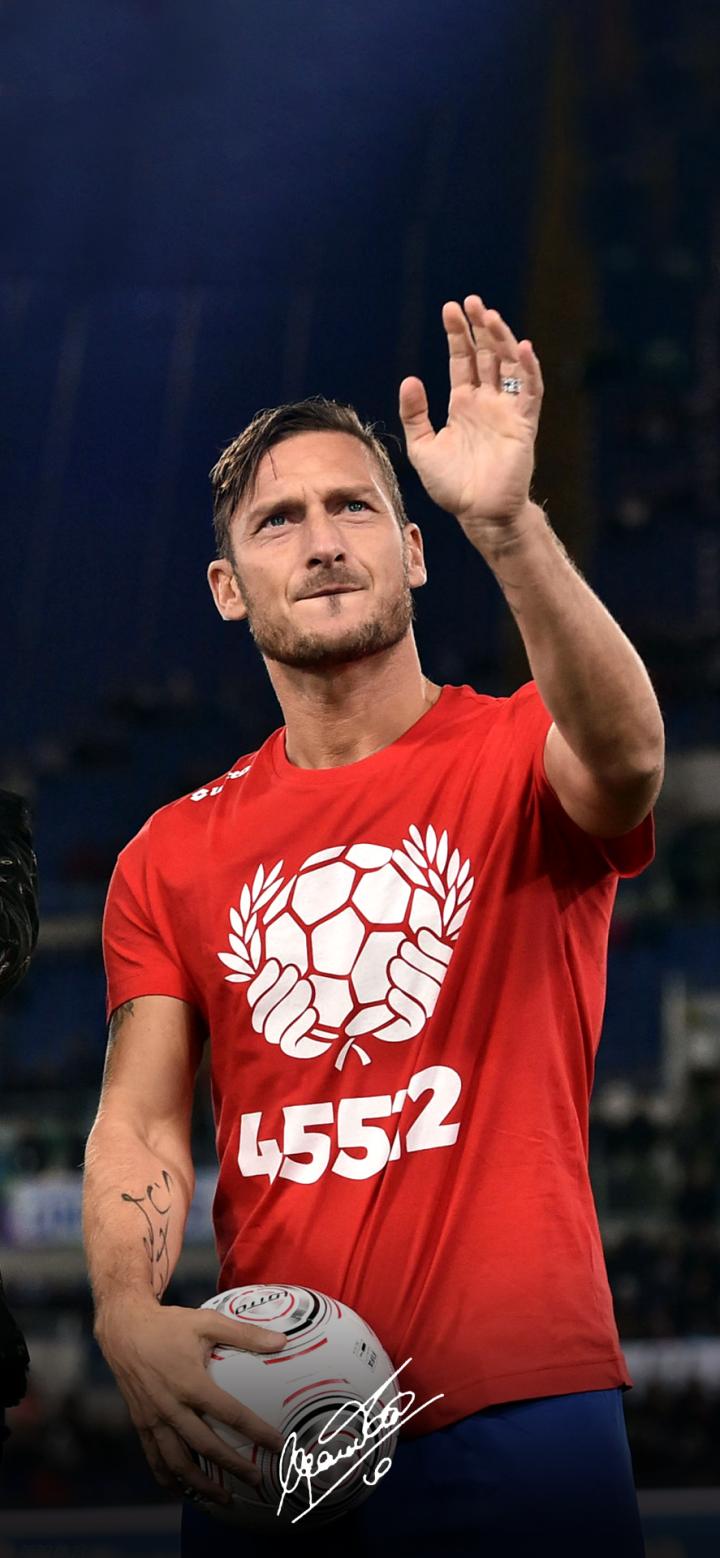 【每日足球帅图】托蒂手机壁纸精选07