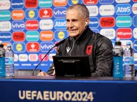 阿尔巴尼亚队主帅西尔维尼奥谈欧洲杯首战对阵意大利赛前情况