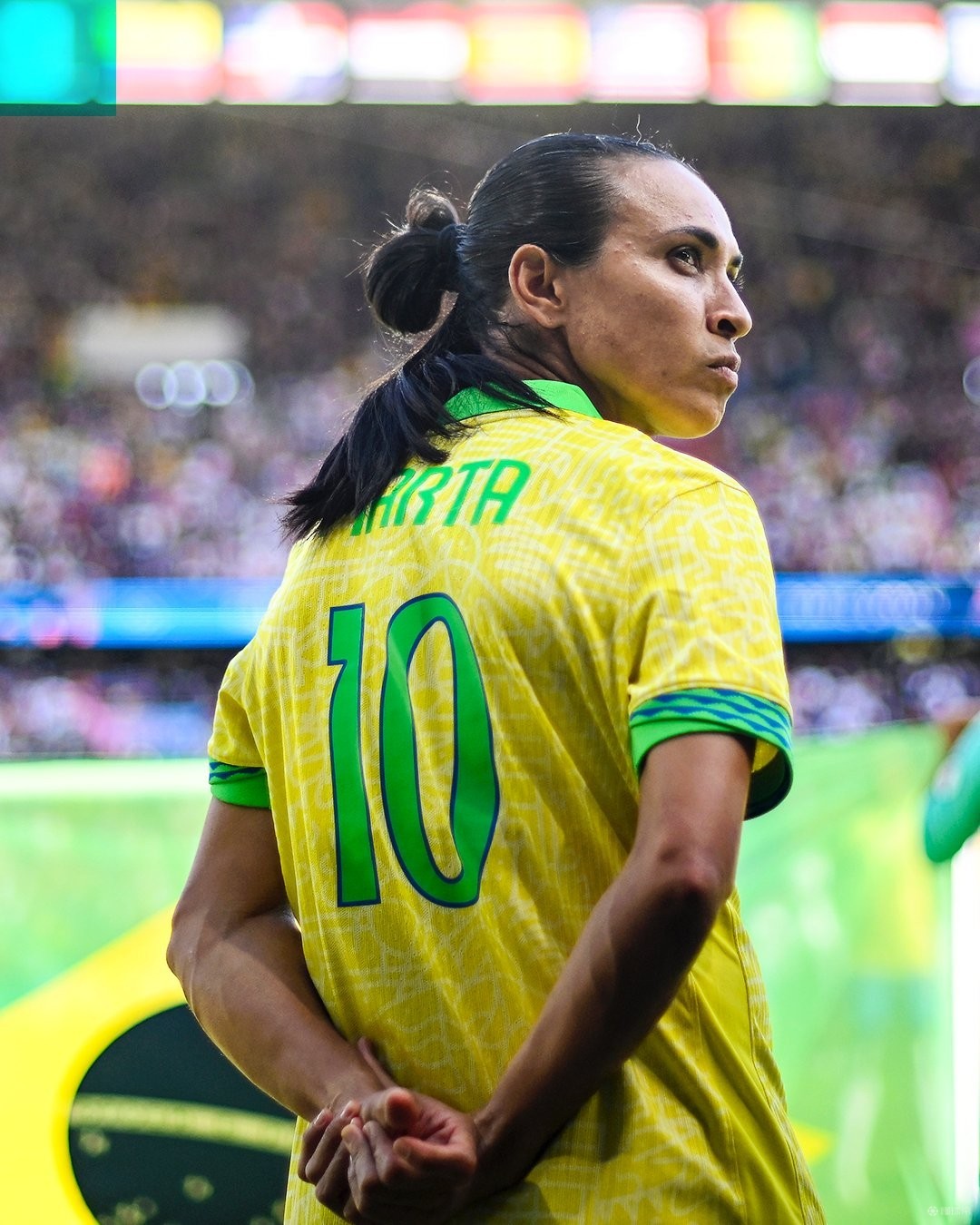 自去年奥运决赛后,39岁巴西女足传奇玛塔再次回到国家队