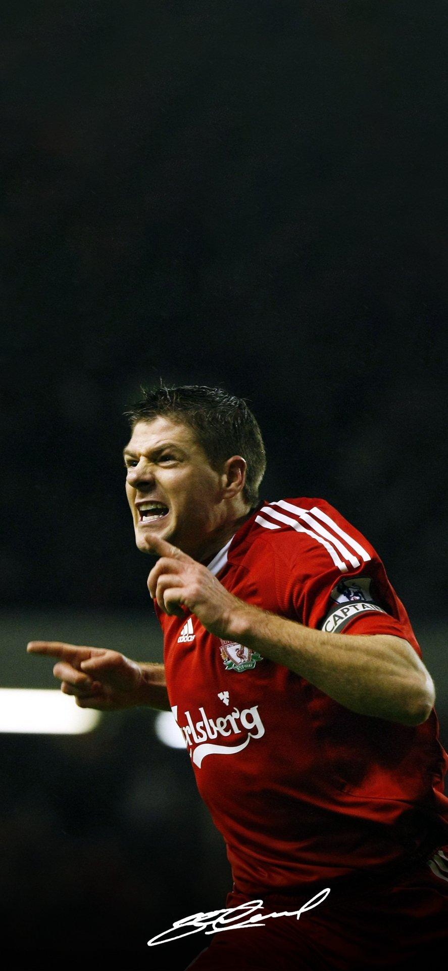 【每日足球帅图】杰拉德手机壁纸精选09