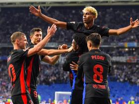 巴塞罗那客场2-0战胜西班牙人，西甲联赛第36轮继续领跑
