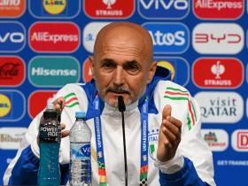  Italian coach Luciano Spalletti talks about the opening game of the European Cup