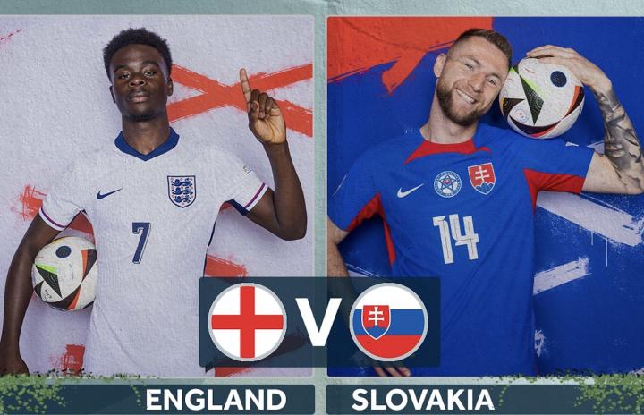歐洲杯1/8決賽對陣：英格蘭vs斯洛伐克，7月1日0點開打|英格蘭|斯洛伐克|懂球帝
