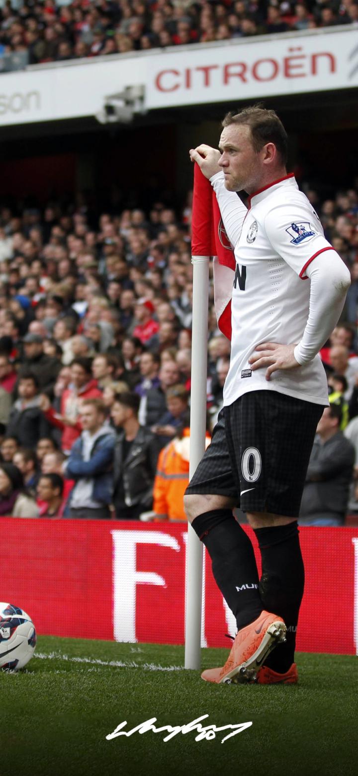 【每日足球帅图】鲁尼手机壁纸精选03|英格兰|普利茅斯|曼联|鲁尼|懂