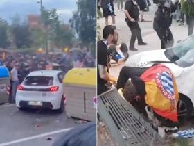 西班牙人球迷遇车祸，巴萨加泰德比险象环生