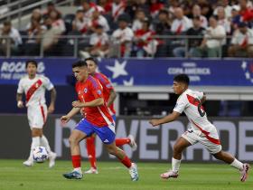 秘鲁与智利在美洲杯激战无分