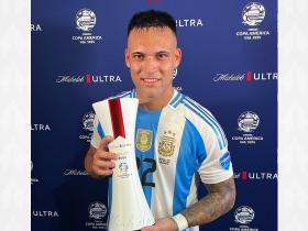 劳塔罗造两粒进球，助阿根廷晋级美洲杯淘汰赛