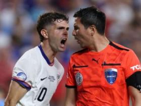 美洲杯赛后普利希奇批评裁判：0-1失利有争议