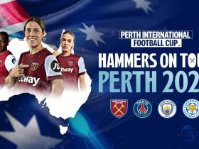 西汉姆联女足首次赴澳大利亚参加珀斯国际足球杯
