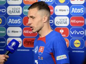 斯洛伐克队迎来欧洲杯小组赛平局，佩卡里克开心表达感谢