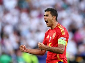罗德里助西班牙2-1德国 晋级欧洲杯4强