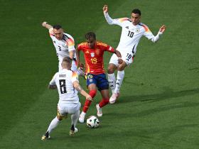 西班牙2-1德国！欧洲杯1/4决赛精彩对决