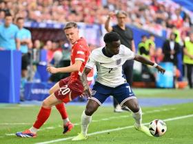 英格兰对阵瑞士：欧洲杯1/4决赛激烈对决