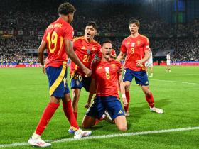 法比安-鲁伊斯进球领衔，西班牙队成功晋级欧洲杯1/4决赛