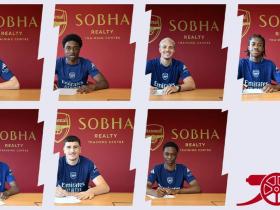阿森纳签署7名青训球员，培养未来之星