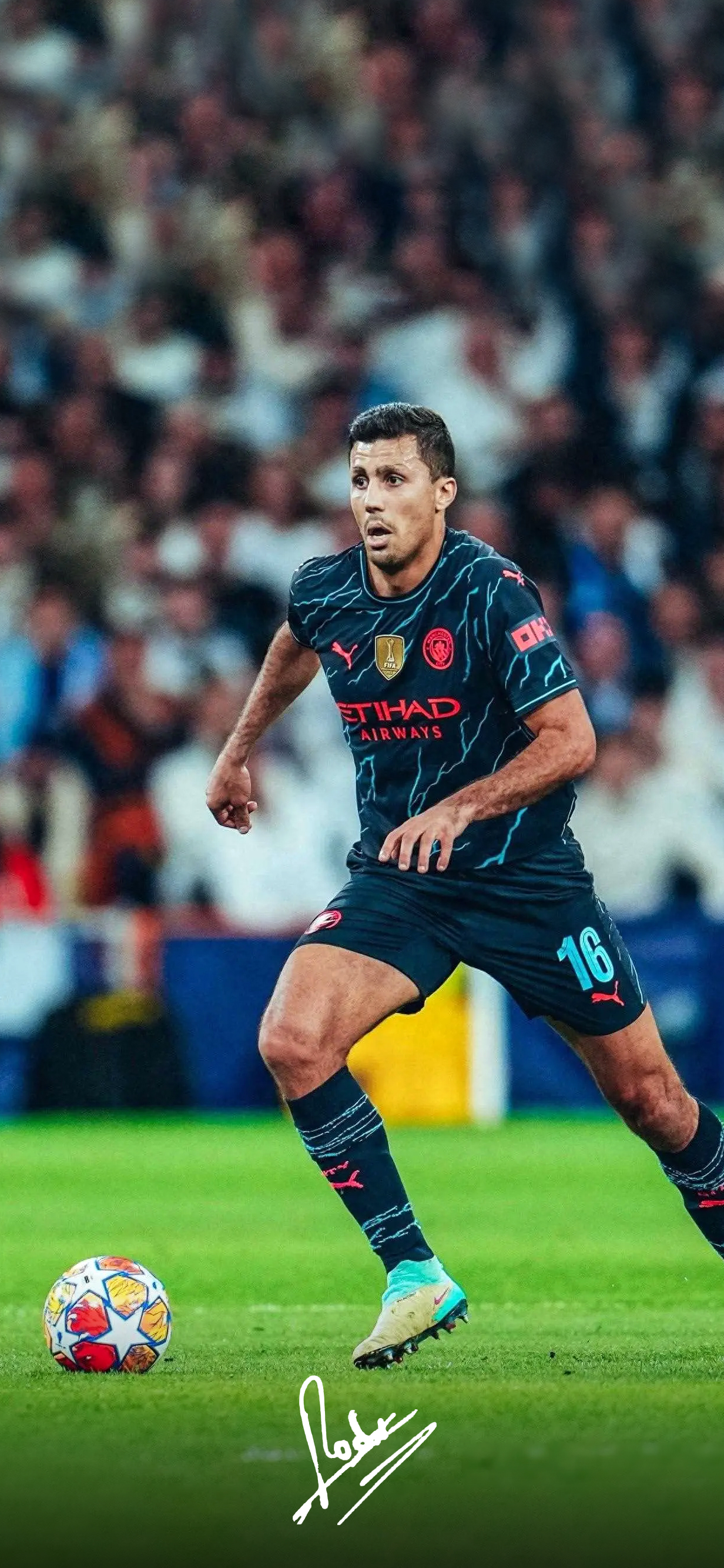 【每日足球帅图】罗德里手机壁纸精选