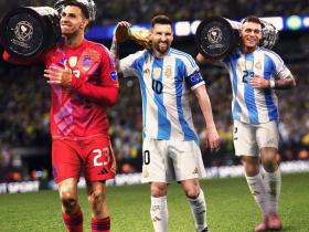 阿根廷队夺得2024年美洲杯冠军，成功卫冕三连冠