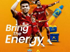 利物浦宣布Lucozade Sport成为官方运动补水合作伙伴