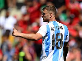 阿根廷国奥前锋贝尔特兰谈巴黎奥运会男足小组赛备战