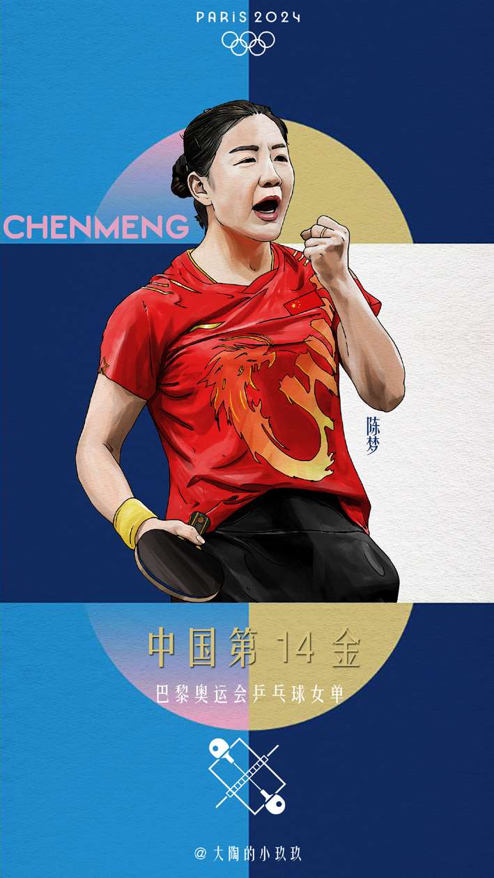 中国奥运冠军插画海报9宫格~第2版未完待续