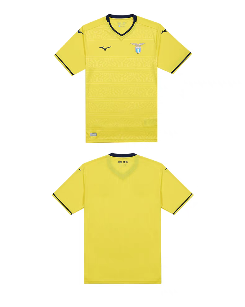 回归传统黄色,拉齐奥新赛季客场球衣将在8月7日正式发布