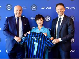 比亚迪赞助国际米兰：中国电动车品牌在西方足球领域崭露头角