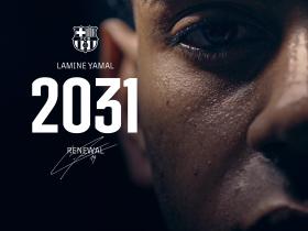 巴塞罗那天才前锋亚马尔续约至2031年，成长轨迹引人瞩目