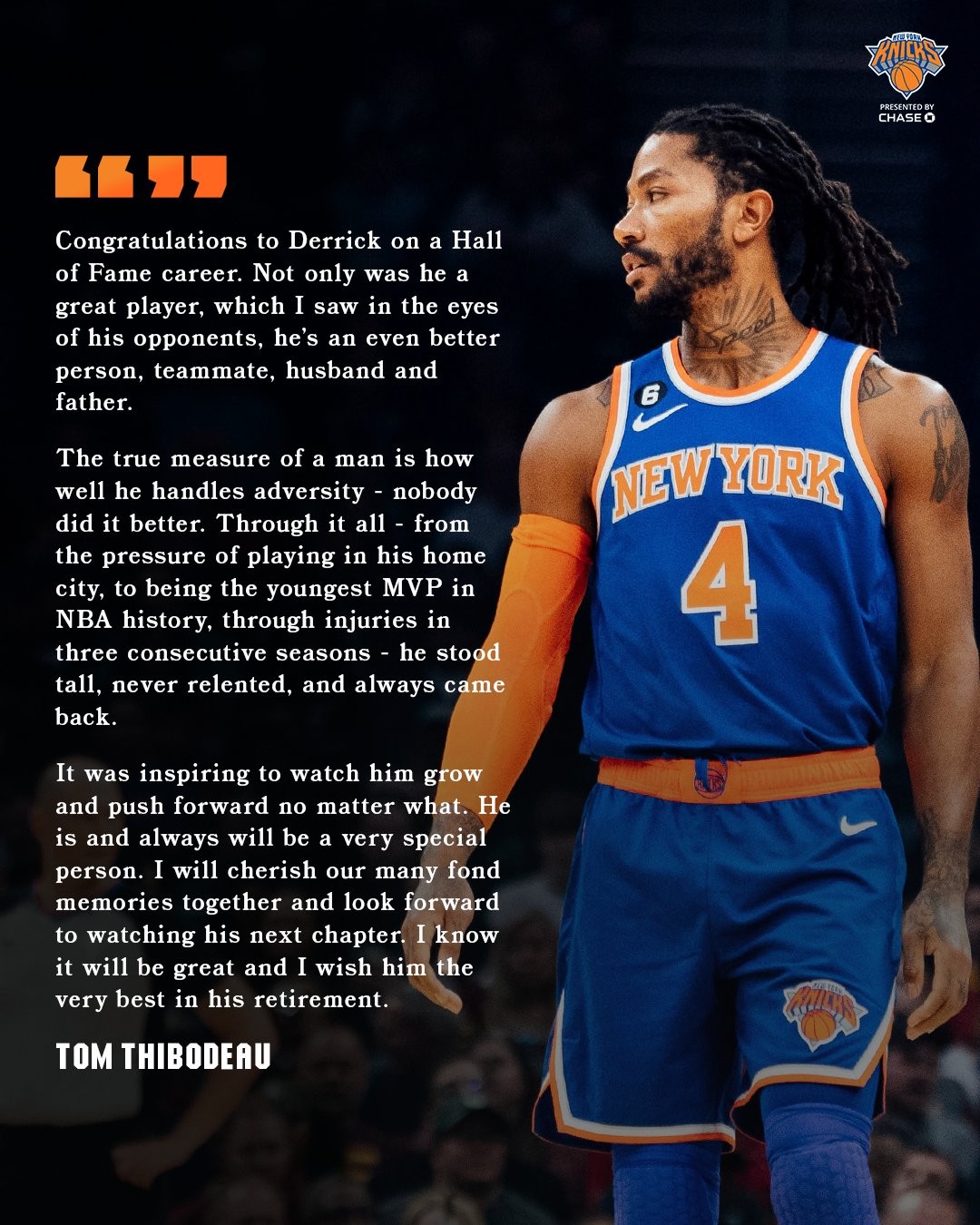 曾三度共事,锡伯杜祝福罗斯:祝贺你拥有名人堂般的生涯