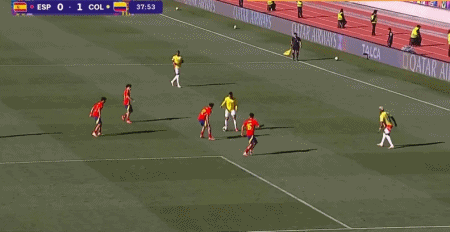 半场：西班牙U20 0-1哥伦比亚U20，内塞尔-比利亚雷亚尔破门