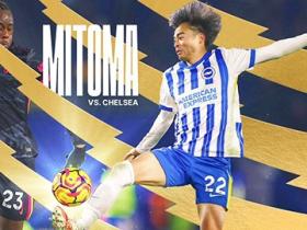 三笘薰的精彩进球被评为布莱顿赛季最佳时刻