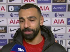 萨拉赫接受采访谈及利物浦大胜以及个人成就