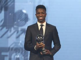 维尼修斯当选2024 FIFA年度最佳男足球员